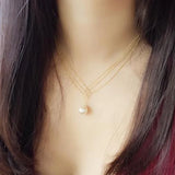 Freshwater Pearl Pendant Necklace Women Jewelry All-match Gift