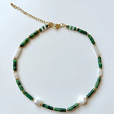 Bohemian Freshwater Pearls Choker Necklace