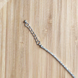Silver-Color Beads Bracelet w/ Irregular Pearl Embellishment Jewelry