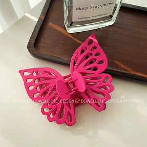 Butterfly Hair Claw Clip Acrylic Barrette Girls Hair Accessories