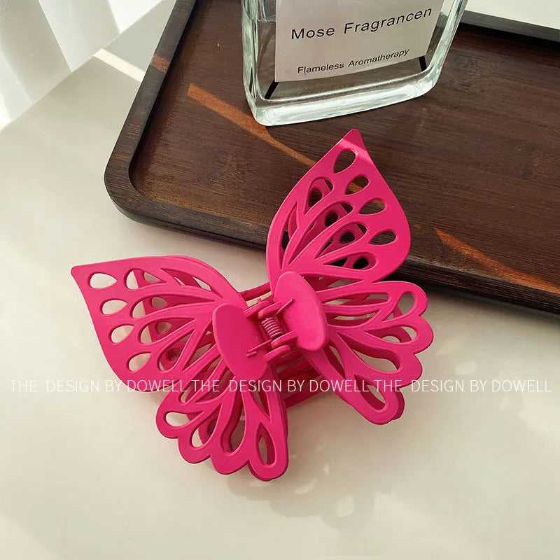 Butterfly Hair Claw Clip Acrylic Barrette Girls Hair Accessories