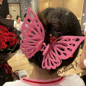 Butterfly Hair Claw Clip Acrylic Barrette Girls Hair Accessories