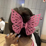Butterfly Hair Claw Clip Acrylic Barrette Girls Hair Accessories