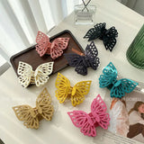 Butterfly Hair Claw Clip Acrylic Barrette Girls Hair Accessories