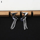 High-end Elf Ear Hooks Tassel Earrings