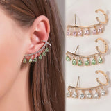 High-end Elf Ear Hooks Tassel Earrings