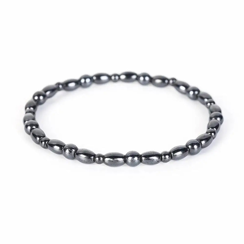 Magnetic Hematite Therapy Anklet Beads Foot Chain Weight Loss Ankle Bracelet