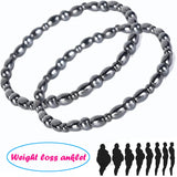 Magnetic Hematite Therapy Anklet Beads Foot Chain Weight Loss Ankle Bracelet