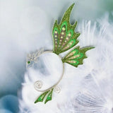 Butterfly Elf Clip Earrings Ear Cuff Halloween Cosplay Elf Ear Clip
