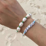Freshwater Pearl Bracelet Adjustable Natural Irregular Pearl Bead Jewelry