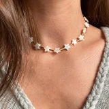 Shell Beaded Necklace Classic Stars Choker Christmas Gift