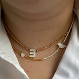 Shell Beaded Necklace Classic Stars Choker Christmas Gift
