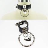 Women Harajuku Punk Choker Necklace Goth LOCK&KEY Rivet Collar