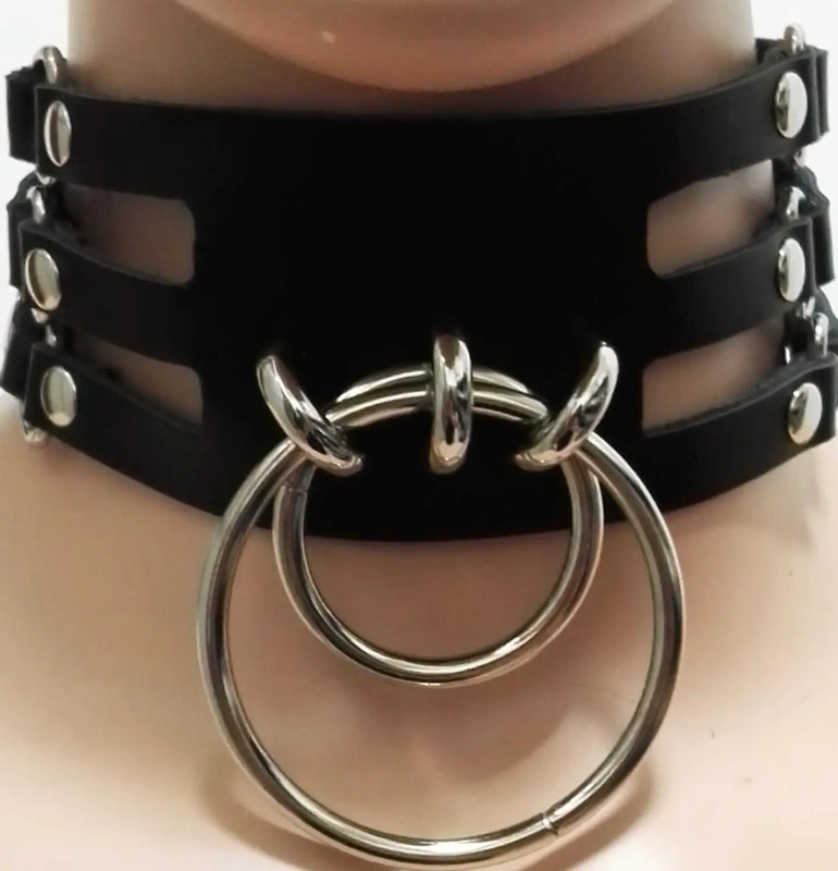 Harajuku Punk Choker Necklace Rivet Leather Collar