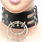 Harajuku Punk Choker Necklace Rivet Leather Collar