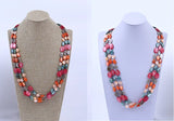 Shell Gemstone Necklace Various Shapes Women's Jewelry