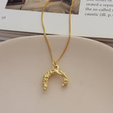 925 Sterling Silver Crescent Moon Pendant Necklace for Women