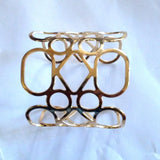 Punk Metal Opening Bracelets Cuff Bangle For Women Girls