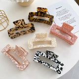 Large Hair Clips Leopard Acrylic Tortoise Shell Hair Claw