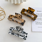 Large Hair Clips Leopard Acrylic Tortoise Shell Hair Claw