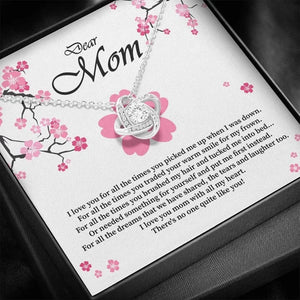 Love Knot Necklace for Mom Women Girls