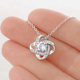 Love Knot Necklace for Mom Women Girls