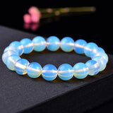 Opal Moon Stone Bracelet Colorful Cat Eyes Stone Rope Jewelry