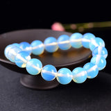 Opal Moon Stone Bracelet Colorful Cat Eyes Stone Rope Jewelry