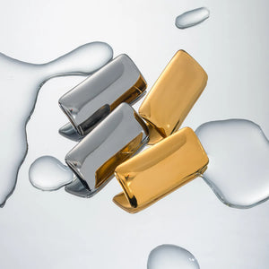 Stainless Steel Rectangular Earrings Minimalist Jewelry