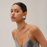 Stainless Steel Rectangular Earrings Minimalist Jewelry
