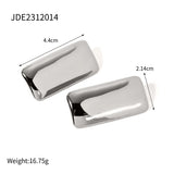 Stainless Steel Rectangular Earrings Minimalist Jewelry