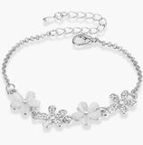 Opal Cat Eye Chain Bracelet Anklet Jewelry