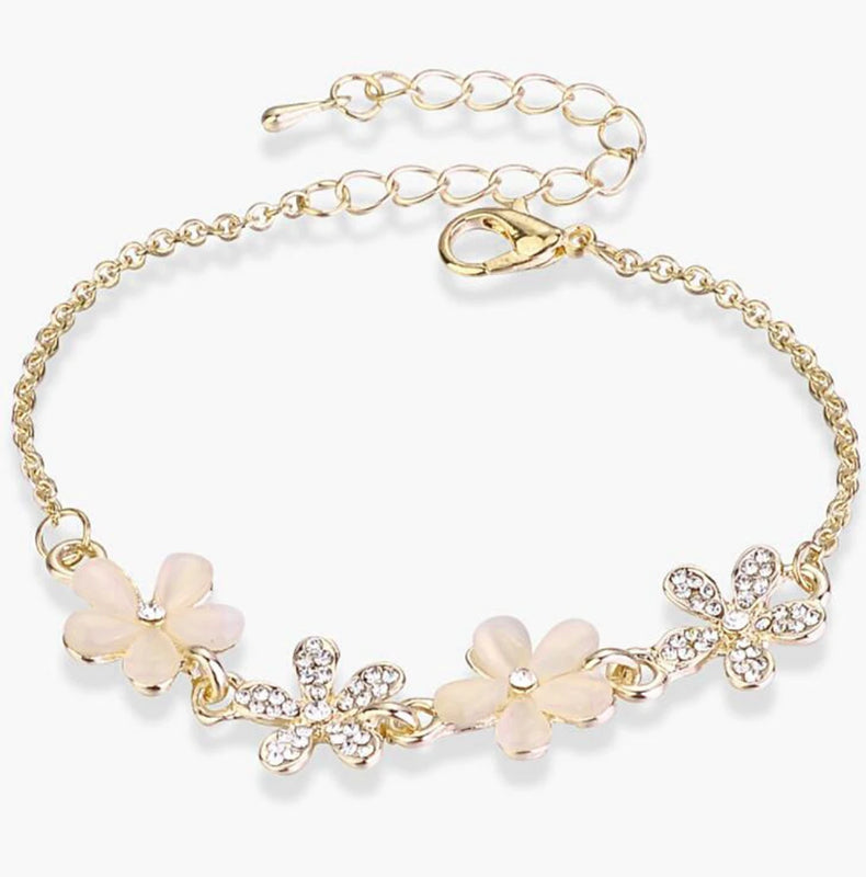 Opal Cat Eye Chain Bracelet Anklet Jewelry