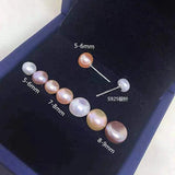 Freshwater Pearl Earrings Studs 925 Sterling Silver Real Pearls Girl Size