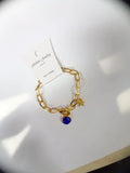 Women Bangle Bracelet Evil Eye Bead Chain Jewelry Gift Wedding