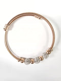 Cubic Zirconia Bangle Bracelet for Women - Wedding Jewelry Gift