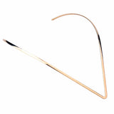V Shape Choker Necklace Silver Jewelry Stainless Steel