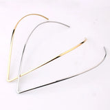 V Shape Choker Necklace Silver Jewelry Stainless Steel