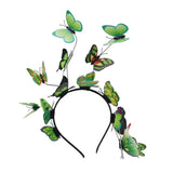 Colorful Butterfly Fairy Fascinator Headband for Women Girls