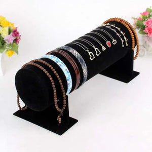 Colorful Synthetic Suede Hair Hoop Display Rack