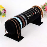 Colorful Synthetic Suede Hair Hoop Display Rack