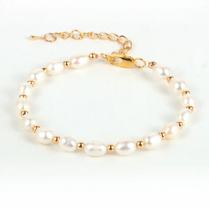 Pink Purple Baroque Pearl Bangle Wedding Jewelry