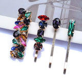 Rhinestone Pearl Hairpin Barrettes Set - 2-5 Packs