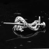 Vintage Dragon Head Hairpin Hair Stick Headdress Hair Clip Slide Hair Pin