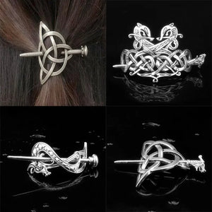 Vintage Dragon Head Hairpin Hair Stick Headdress Hair Clip Slide Hair Pin