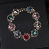 Glitter Rhinestone Bracelet Wedding Party Jewelry Bangle Chain