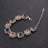 Glitter Rhinestone Bracelet Wedding Party Jewelry Bangle Chain