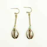 Bohemian Cowrie Shell Earrings Sea Shell Oorbellen Boucle D'Oreille