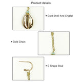 Bohemian Cowrie Shell Earrings Sea Shell Oorbellen Boucle D'Oreille