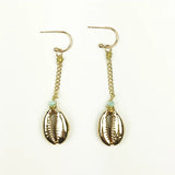 Bohemian Cowrie Shell Earrings Sea Shell Oorbellen Boucle D'Oreille
